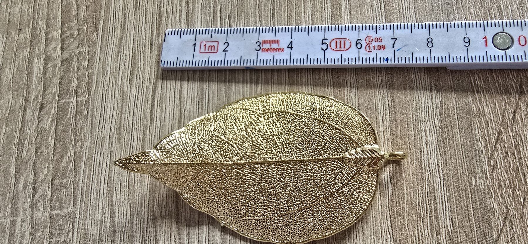 Anhänger: Anhänger Blatt Gold Schmuck – Neu (gemäss Beschreibung) aus Richterswil von Ivypearl 1