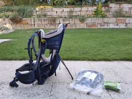 Deuter Kid Comfort Active Kindertrage blau neuwertig