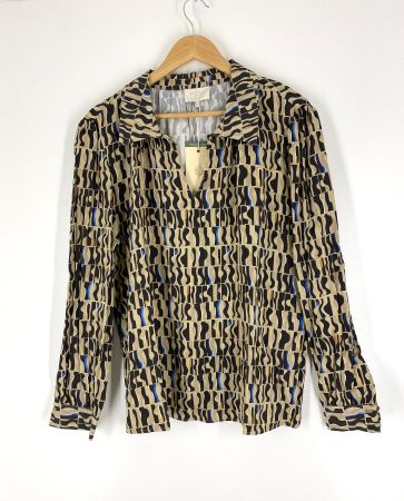 Minus Schlupfbluse mit V-Ausschnitt, Grösse 38, *Neu*