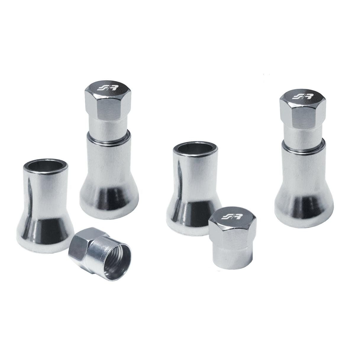 Vespa Parti ricambio per ciclomotori: Simoni Racing Ventilkappen Ventil Kappen silber 4er Set – Nuovo e nell'imballaggio originale da Goldach venduto da SSRConzept
