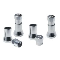 Simoni Racing Ventilkappen Ventil Kappen silber 4er Set
