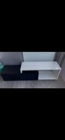 Möbel TV Schrank schwarz weiss mit Schubladen und Fach