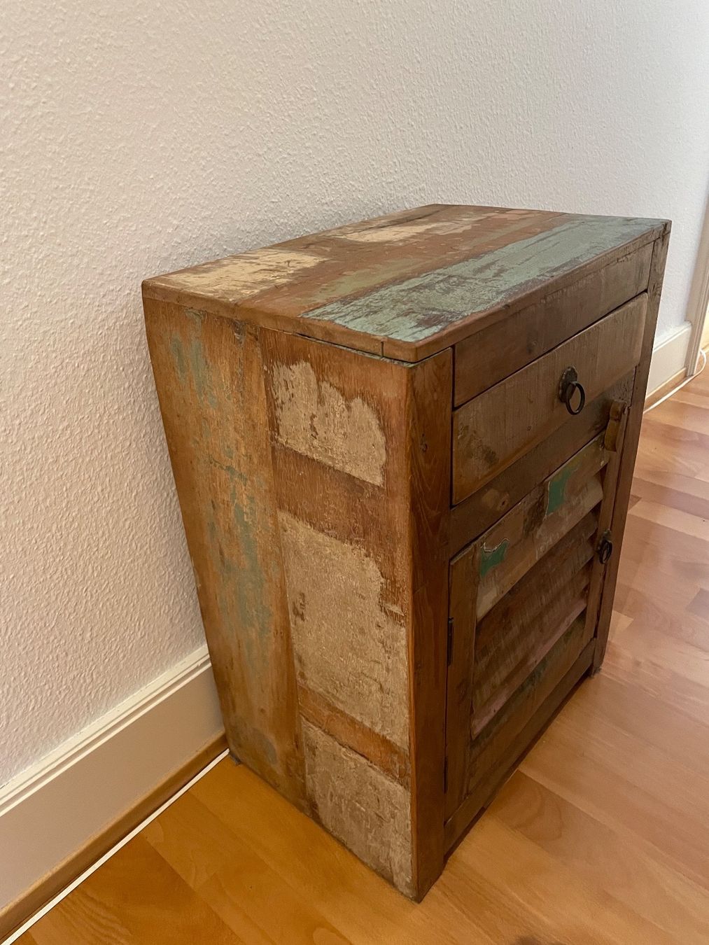 Cassettiere: Kommode, shabby chic, Indien, Bali – Usato da Basel venduto da misterX64 3