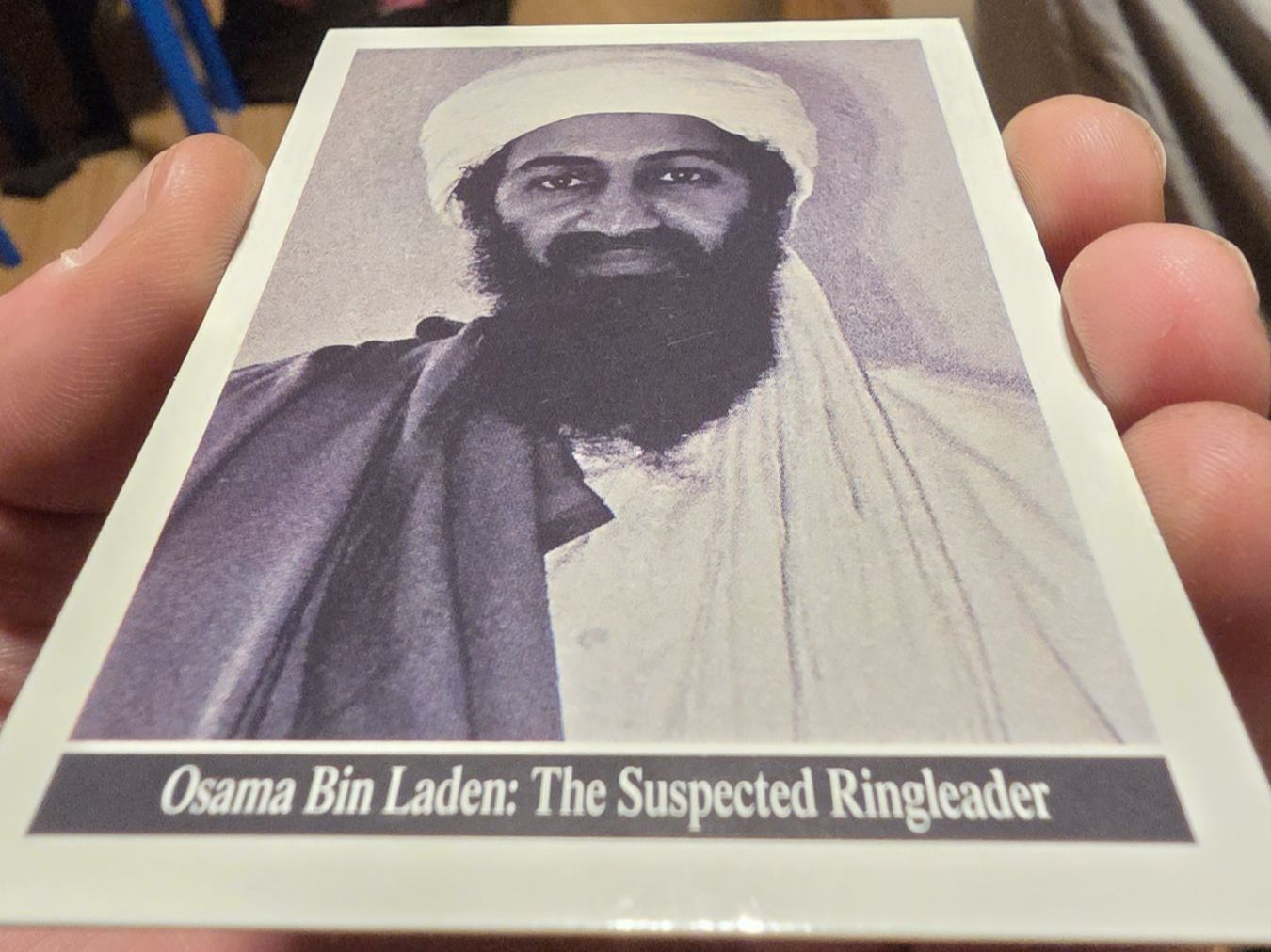Topps Carte collezionabili: 2001 Topps Enduring Freedom Osama Bin Laden – Usato da Ursenbach venduto da murpy90 2