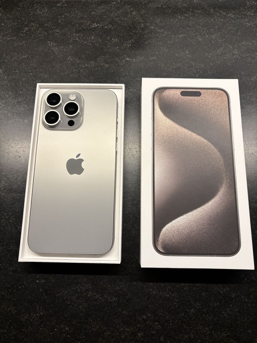 Apple Portables: iPhone 15 Pro Max 256GB Titan – D'occasion à Chur par noggerlover