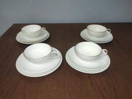 KPM Berlin Urbino, 4 Stk., Teetasse mit Unterteller