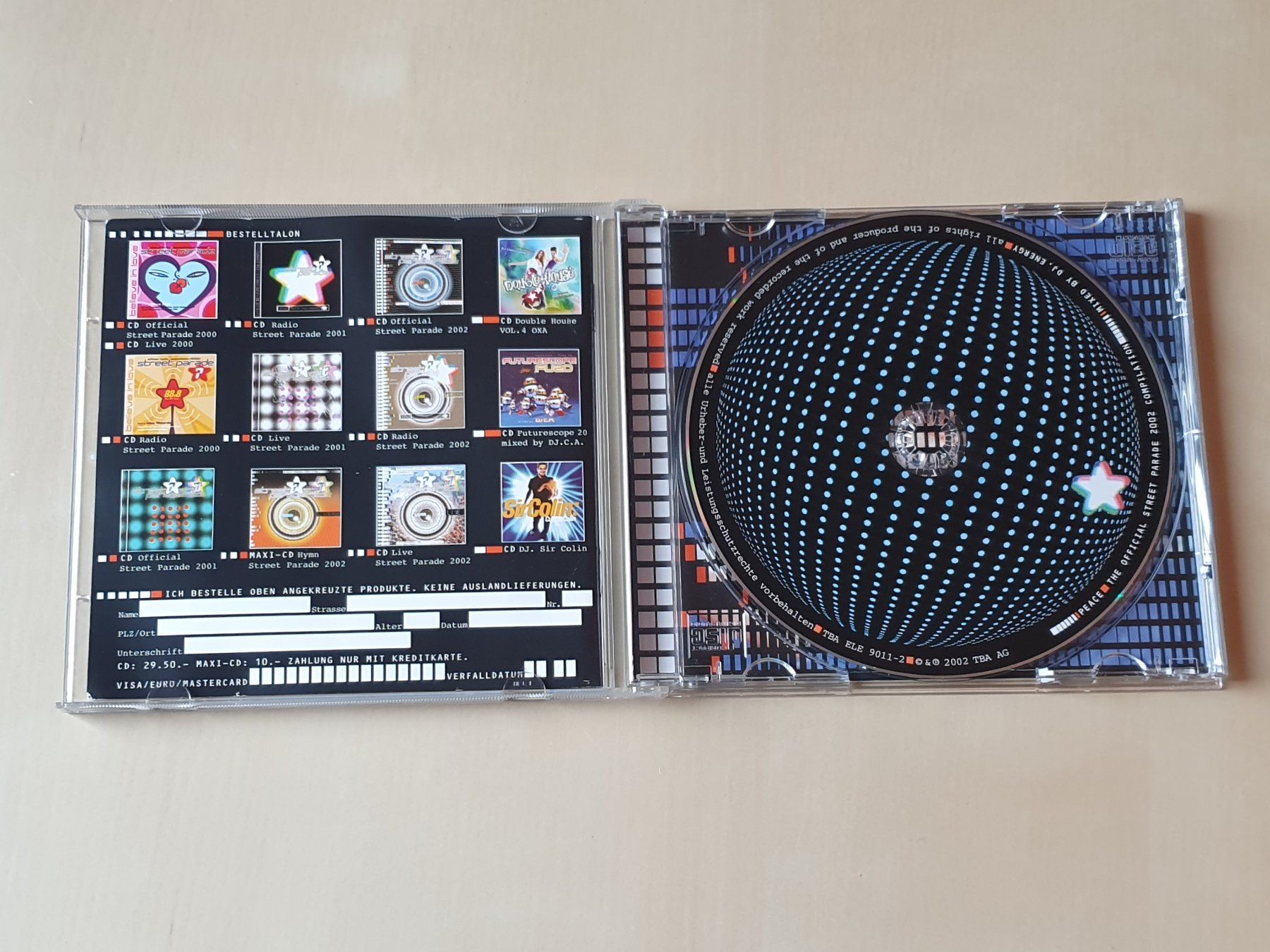 CD: Street Parade 2002 – Usato da Stansstad venduto da collectorsshop 2