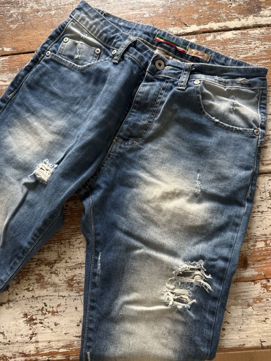 Please Jeans Jeans: PLEASE Jeans Gr. XS coole Waschung & destroyed – Neuf (Voir description) à Domdidier par Lilalu168 2
