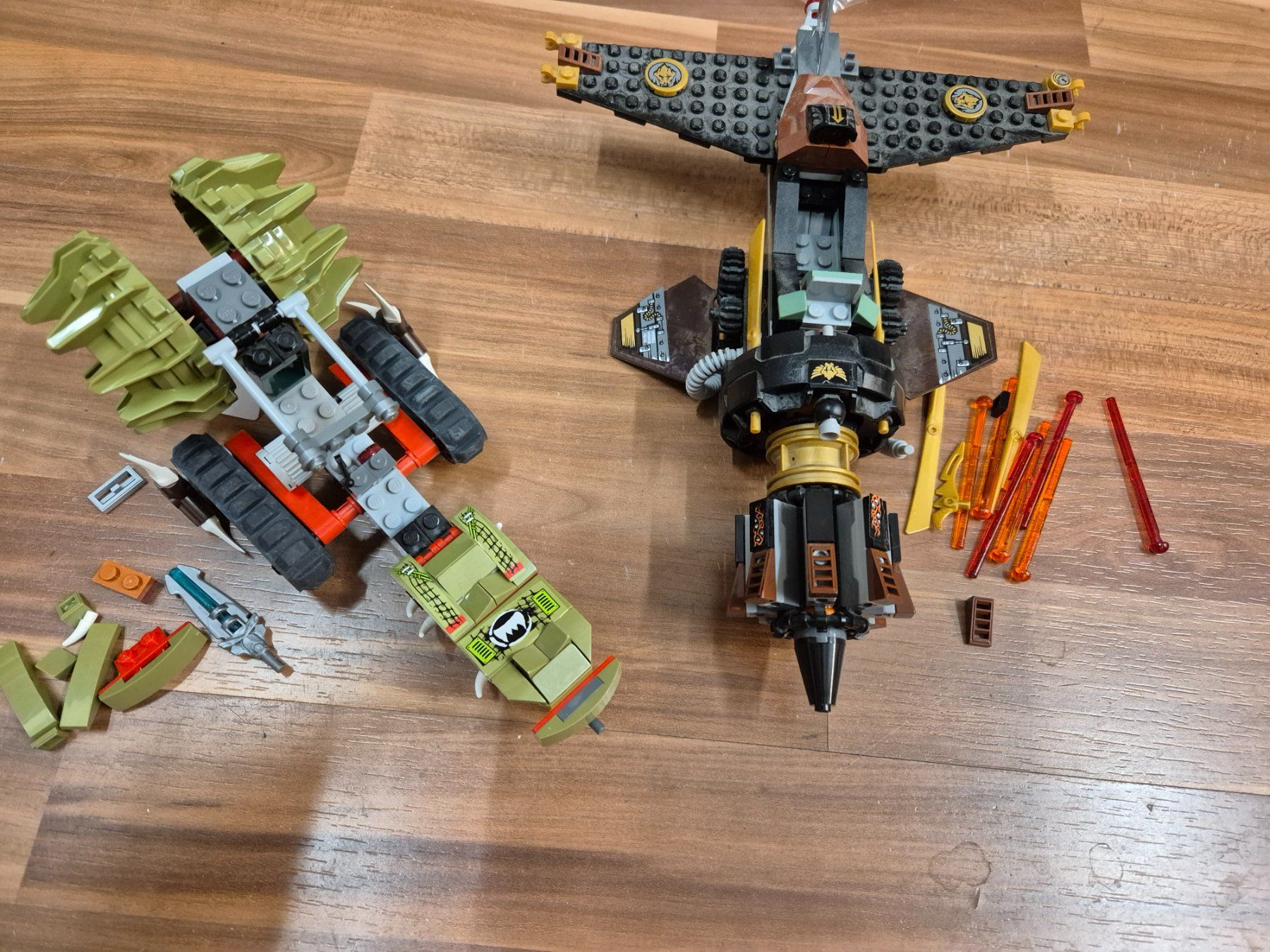 Lego Giocattoli: Lego Ninjago Flieger und Buggy mit Anleitung – Usato da Schwarzenburg venduto da Sunny0290