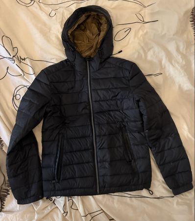 Herren Daunenjacke ZARA Schwarz Grösse S guter Zustand