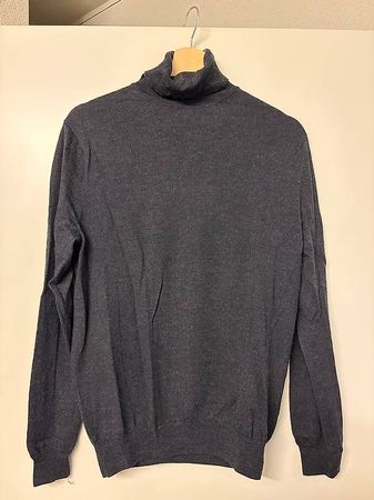 J.Crew Rollkragenpullover Merinowolle (100%) ? Grau ? M