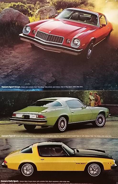 Chevrolet Dokumente: Chevrolet Camaro 1976 Prospekt – Gebraucht aus Stüsslingen von Sandsalz 1