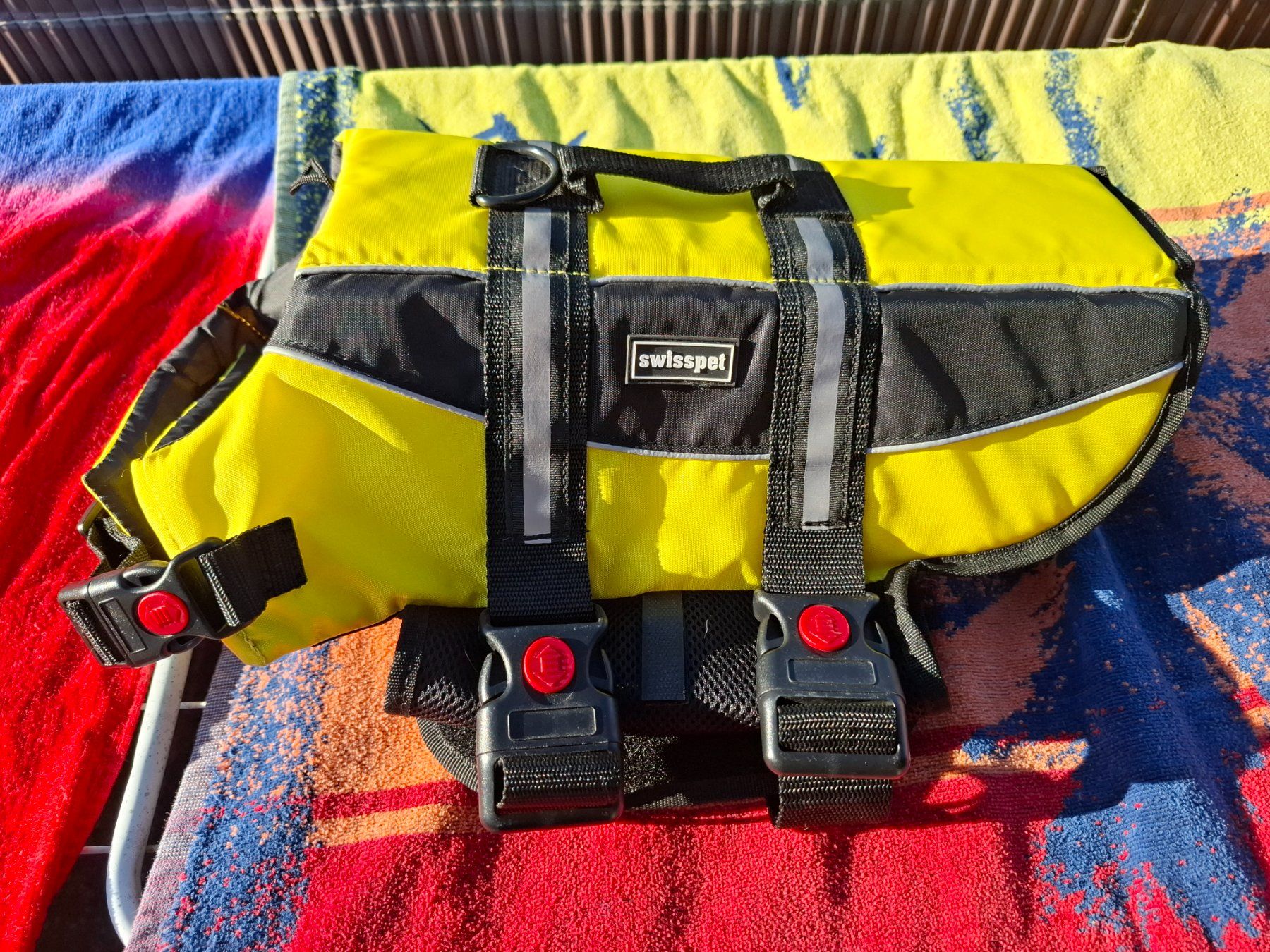 Swisspet Schwimmwesten: Schwimmweste Hund Gelb/Schwarz Grösse M – Neu (gemäss Beschreibung) aus Kallnach von Saratoga03 1