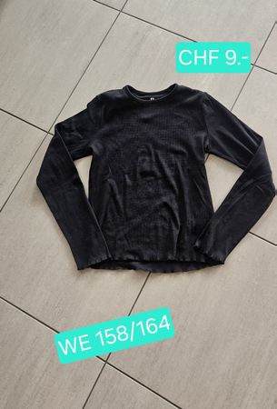 Langarmshirt schwarz Marke WE Gr. 158/164