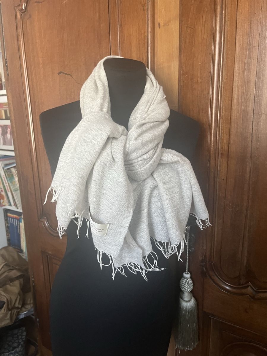 Foulard & Sciarpe: Sciarpa grigio chiaro – Usato da Locarno venduto da cichita