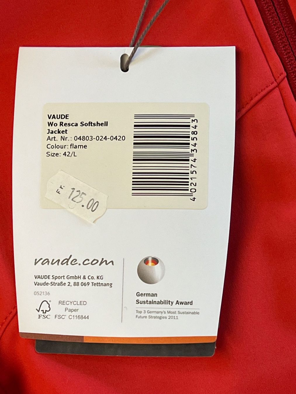 Giacche: Damen Rad-Jacke  VAUDE RESCA SOFTSHELL JACKET – Nuovo e nell'imballaggio originale da Eschen venduto da Sele-Radsport 2