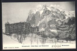 Grindelwald, Hotel Bear und Wetterhorn