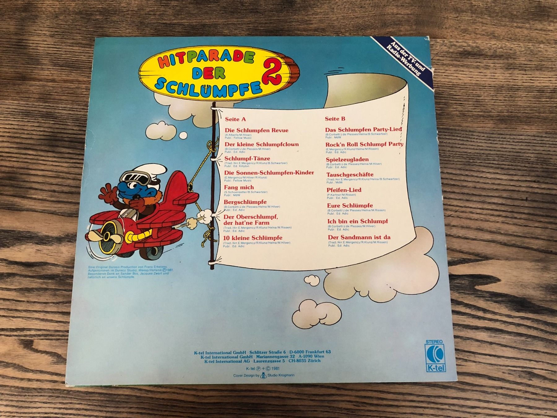Schallplatten: Schallplatte Hitparade der Schlümpfe 2 – Gebraucht aus Berg am Irchel von Zweiti_Chance 1