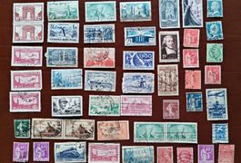 Francobolli Francia vintage usati (>100)