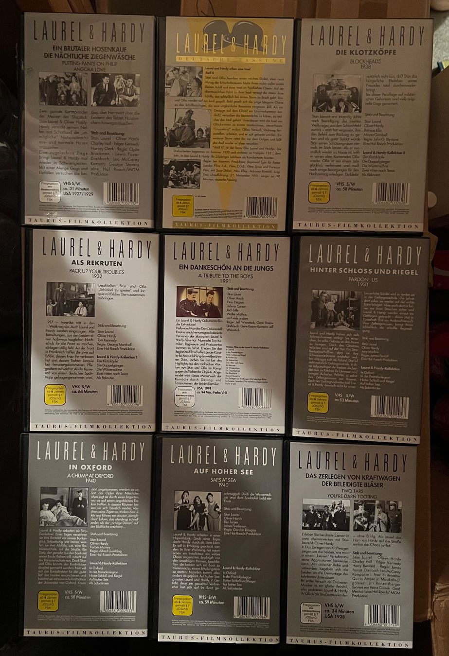 Tutti i VHS: Laurel & Hardy, Video – Usato da Adliswil venduto da Myxin 3