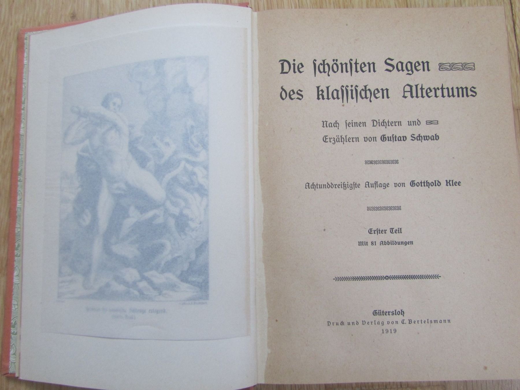 Libri: Die schönsten Sagen des klassischen Altertums – Usato da Seengen venduto da mikelele 3