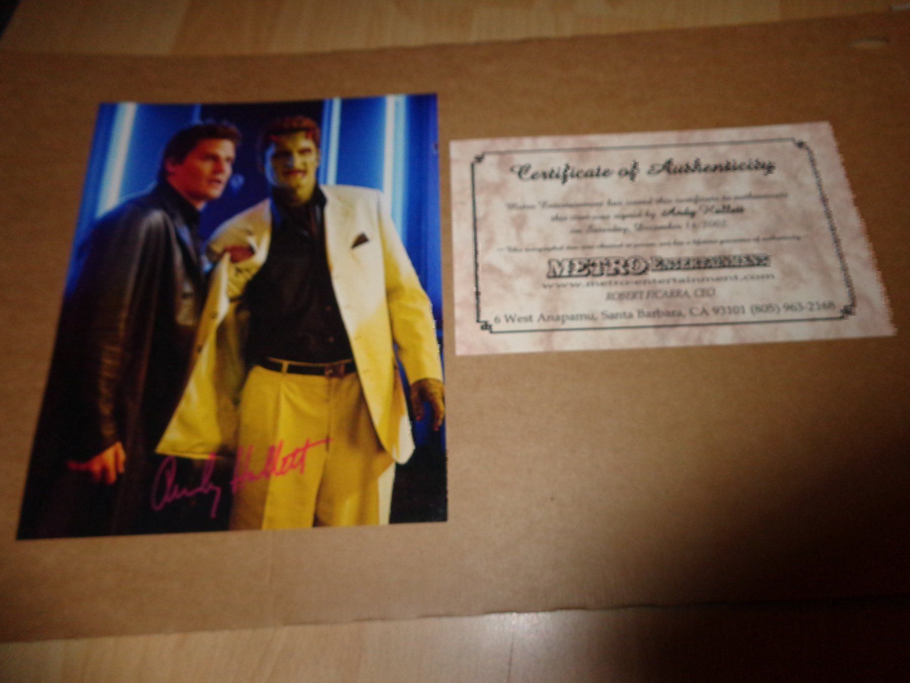 Autografi: Autogramm Schauspieler Andy Hallett – Usato da Olten venduto da Disc-Ausverkauf