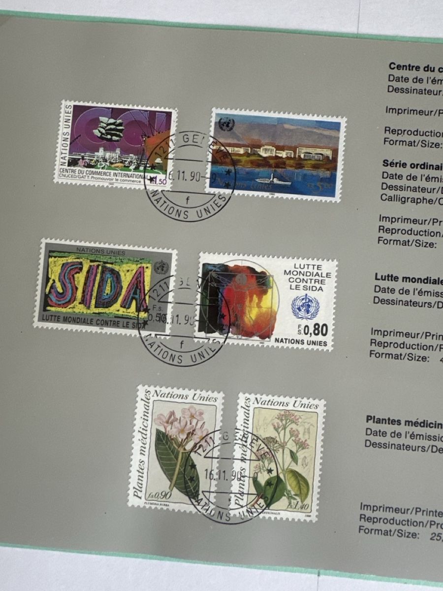 Tutti i francobolli: Collection de timbres ONU Genève – Usato da Sugiez venduto da Lunacc81 3