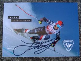 LAUREN MACUGA (USA) AUTOGRAMMKARTE