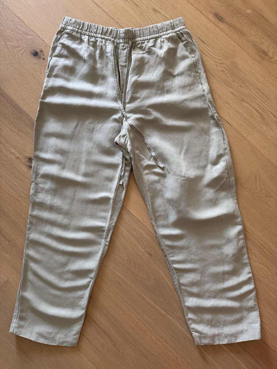 H&M Pantalons: H&M Linen Blend Trousers Beige - S – D'occasion à Wetzikon ZH par dor_rmq2