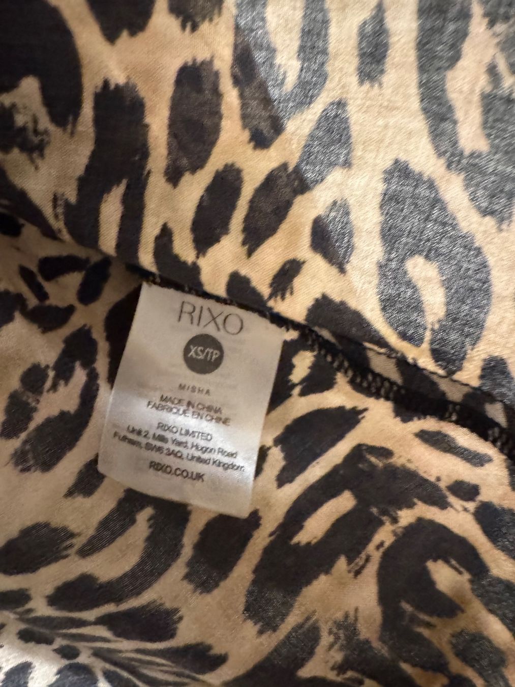 Camicette: Chemisier RIXO léopard, Taille XS - comme neuf! – Usato da Genève venduto da bisounours23 2
