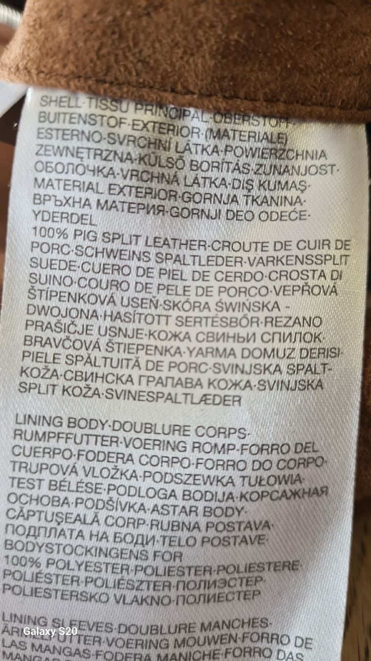 C&A Giacche: Lederjacke Gr. 40 cognac C&A – Usato da Luzern venduto da Zanclus 2