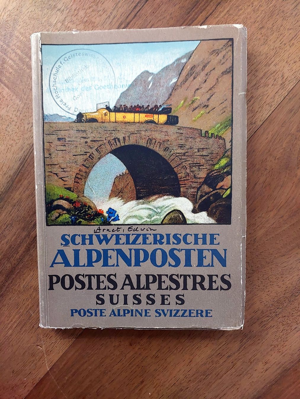 Bücher: Schweizerische Alpenposten - Ausgabe 1924 – Gebraucht aus Schönenwerd von Steidi