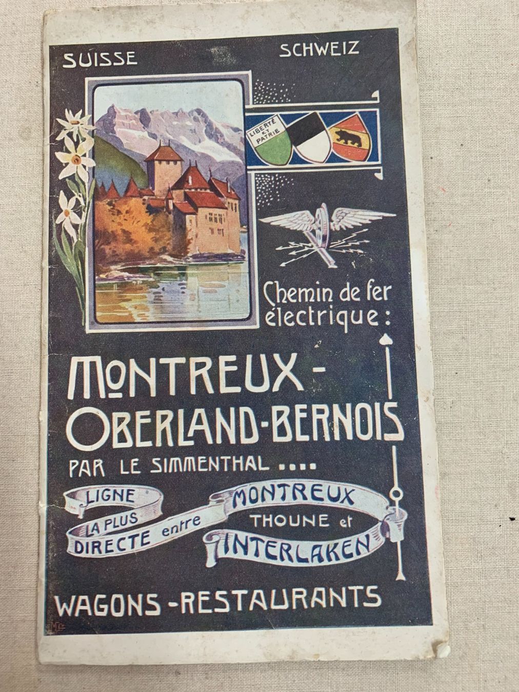 Cartoline postali: Oberland-Bernois - 1912 – Usato da Sorengo venduto da 74in