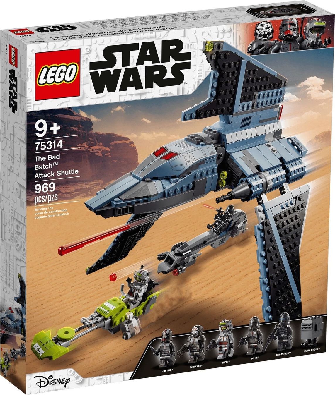 Lego Giocattoli: LEGO Star Wars 75314 The Bad Batch Attack Shuttle, Neu – Nuovo e nell'imballaggio originale da Aathal-Seegräben venduto da Tenaya_V88