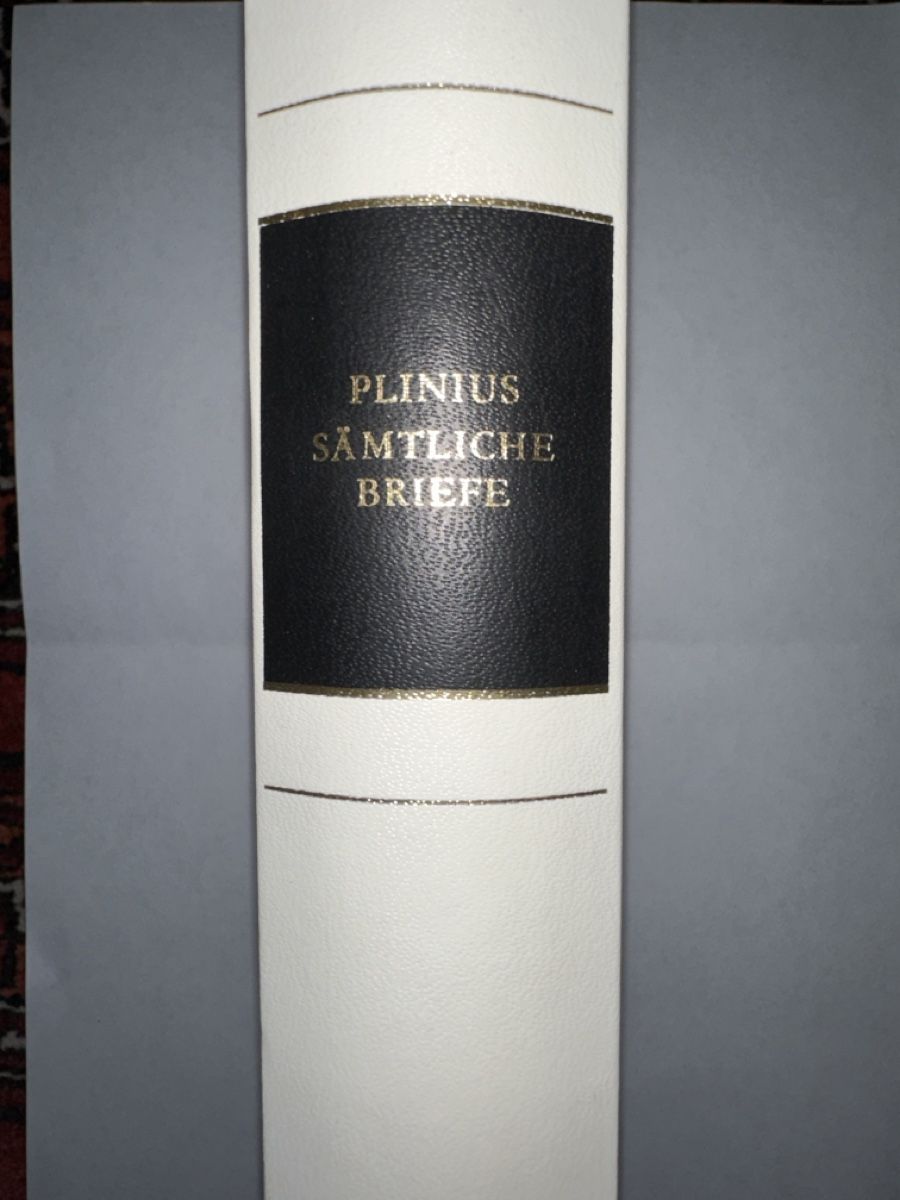 Bücher: C. Plinius Caecilius Secundus - Sämtliche Briefe antiqu. – Gebraucht aus Bern von schnupka