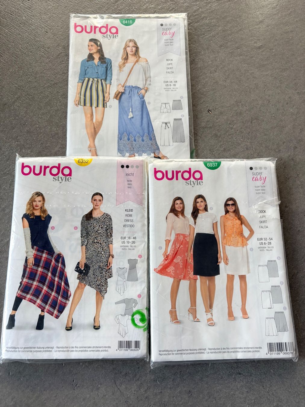 Cartamodelli: Burda Schnittmuster Set – Nuovo e nell'imballaggio originale da Malans GR venduto da stoffmass