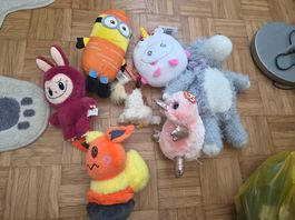 Diverse Plüschtiere Minion, Beanie Boo Ty, Pokemon
