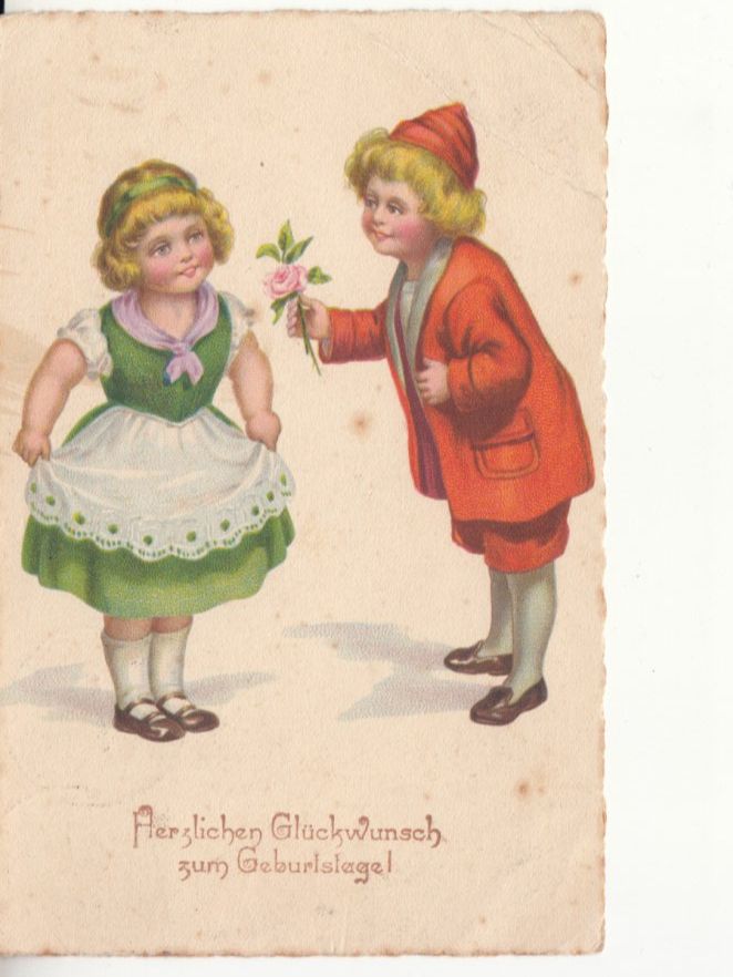 Cartoline postali: Gückwunschkarte 1926 mit ST Därligen – Usato da Bürglen TG venduto da StampGraf