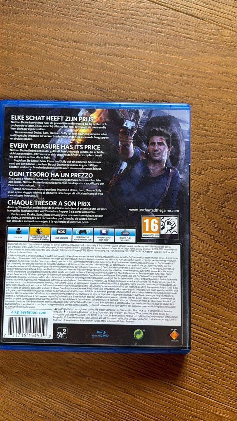 Giochi: Uncharted 4 top Zustand – Usato da Oberwil BL venduto da bornerre 2