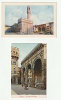 Postkarten Palazzo Vecchio, Piazza Signoria, Florenz Italien