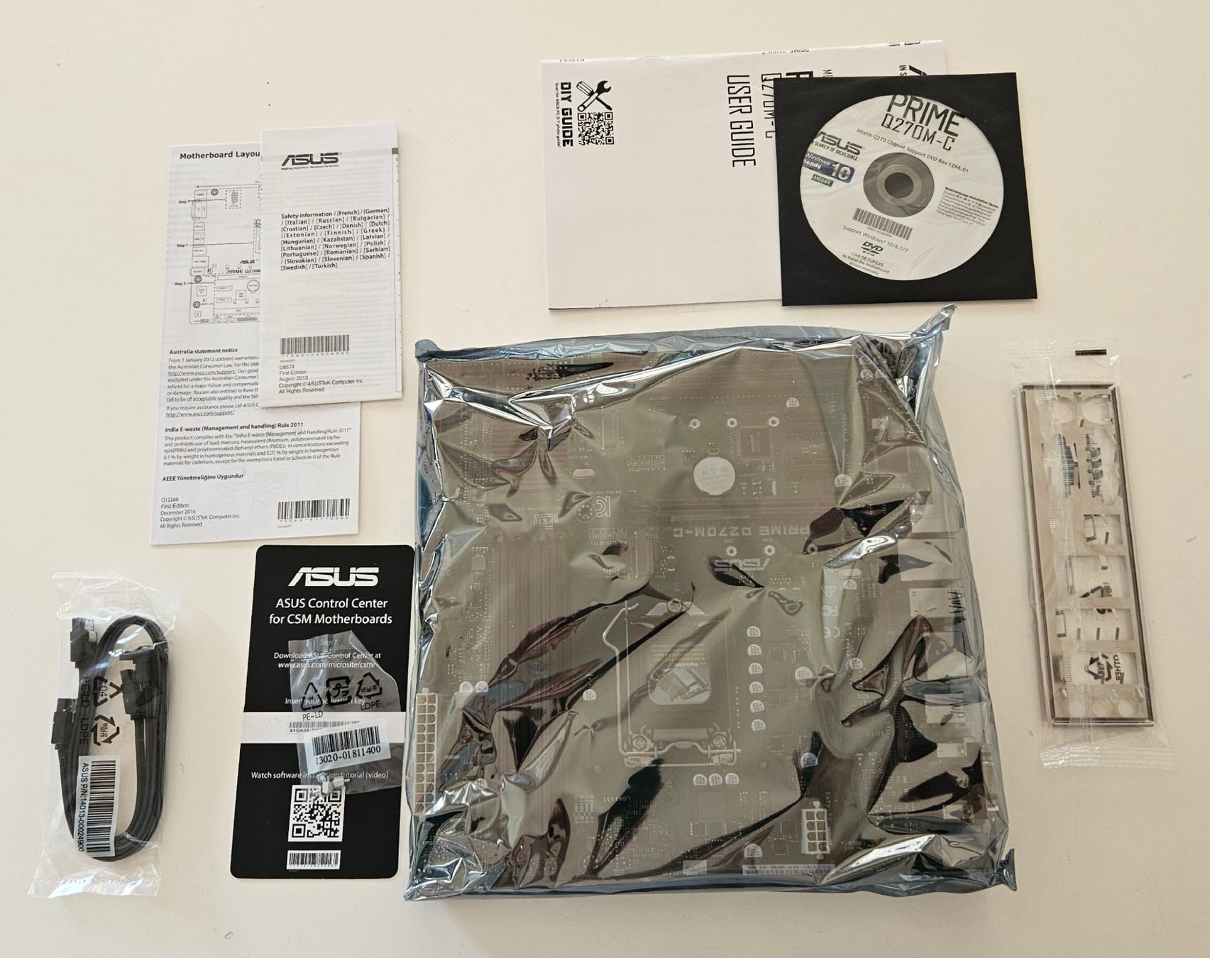 Schede madri: Pack 7x Asus PRIME Q270M-C – Nuovo e nell'imballaggio originale da Lausanne venduto da FamilleCool 2