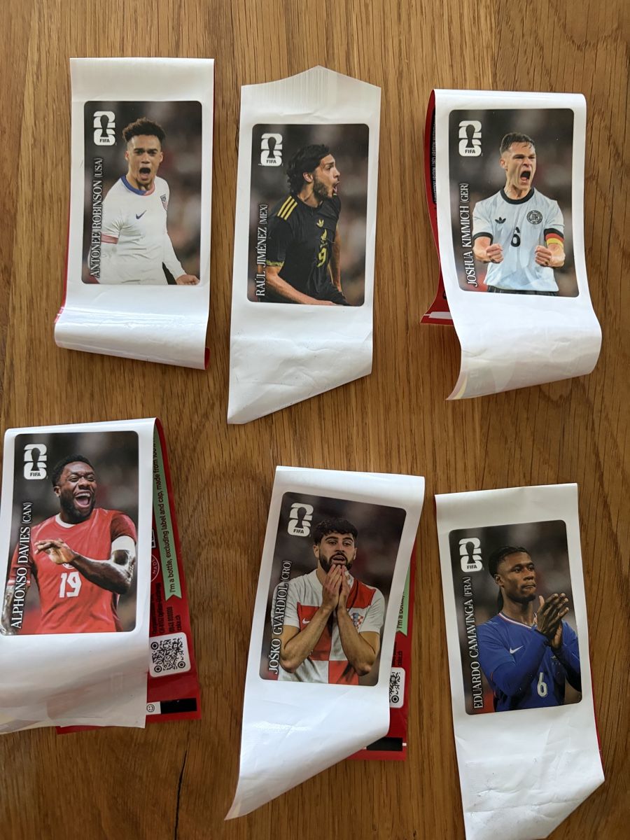 Panini Cartes à collectionner: Fussball Panini  6 Stk.von Coca Cola – Neuf (Voir description) à Bennau par Kristina12345