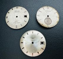 LONGINES - LOT DE 3 CADRANS (AUTOMATIC / ULTRACHRON / AUTRE)