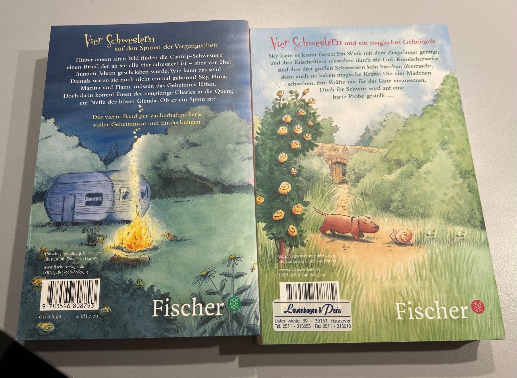 Libri: 2 Bücher Vier zauberhafte Schwestern – Usato da Bassersdorf venduto da Shelby70 1