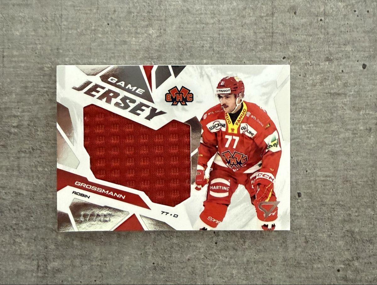 Sportzoo Carte collezionabili: Sportzoo Jersey Robin Grossmann EHCBiel – Nuovo (secondo la descrizione) da Frauenfeld venduto da LSchaer