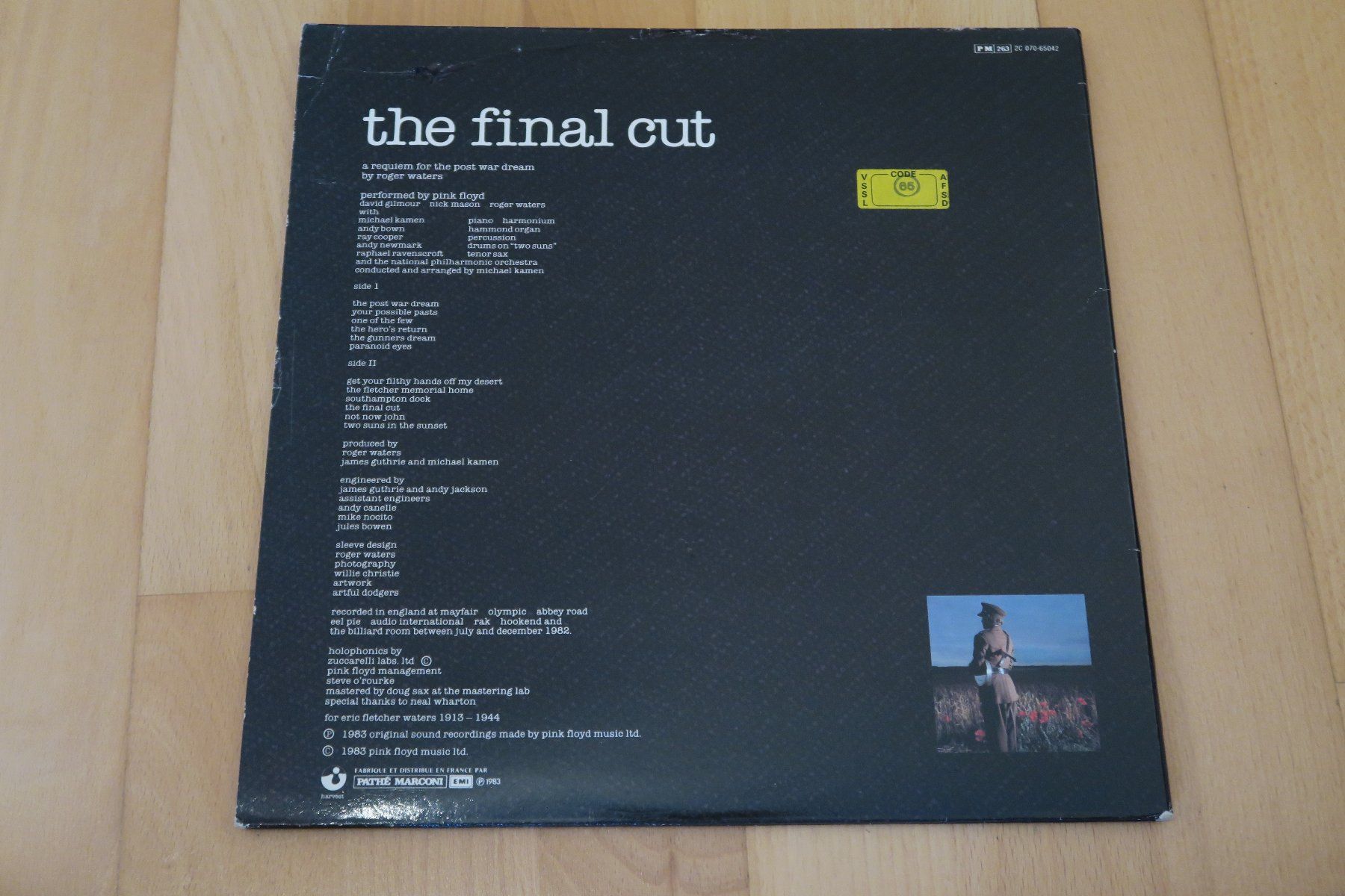 Dischi in vinile: Pink Floyd – The Final Cut – Usato da Thun venduto da Karibu70 2