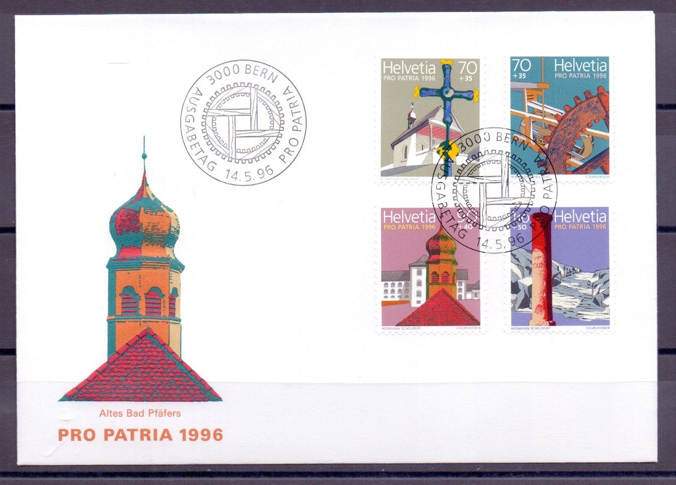 Tous les timbres: CH FDC Pro Patria Satz 1996 – Neuf avec emballage d'origine à Koblenz par Markenhimmel