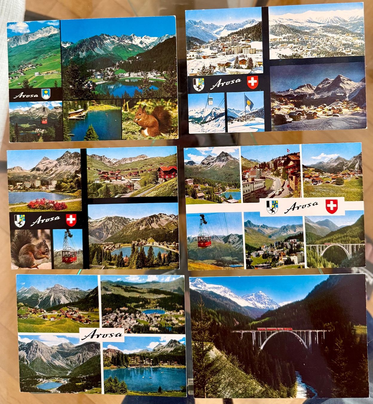 Cartoline postali: 30X Arosa - Color – Usato da Lutry venduto da Ediego 2