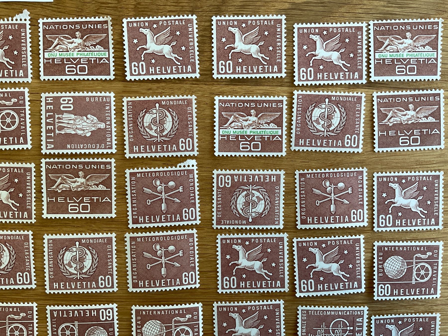 Tutti i francobolli: 60Fr Ämter Frankaturware ungestempelt postfrisch Sammlung – Nuovo (secondo la descrizione) da Wil SG venduto da Chefsugus 2
