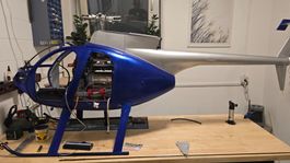 Vario Hughes 500E mit PHT3-V2 im Rohbau